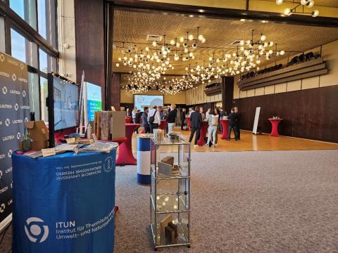 Ausstellerstand ITUN auf der Jahrestagung des Circular Saxony