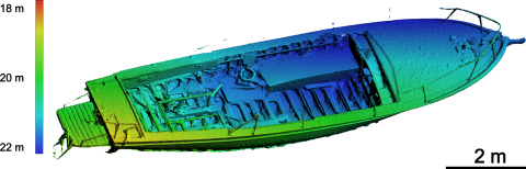 3D-Modell Schiffswrack