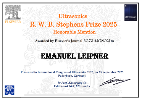 Stephens Prize 2025 für Emanuel Leipner
