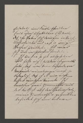 Brief Ledeburs aus Düsseldorf 26. August 1890