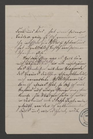 Brief Ledeburs aus Düsseldorf ohne Datum 2