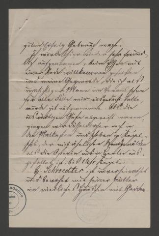 Brief Ledeburs aus Düsseldorf ohne Datum 3