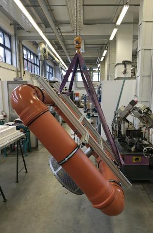 Clean Lake Filterplattform in der Werkstatt