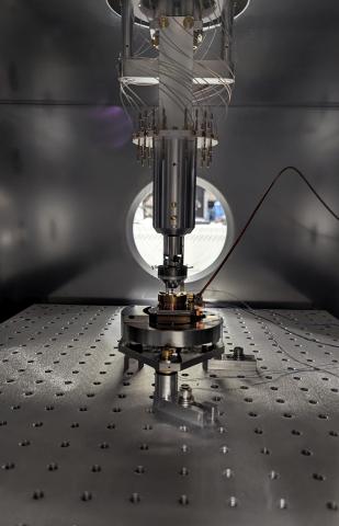 Blick in die Kammer eines STM