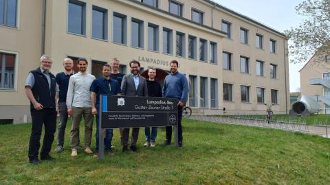Gruppenfoto vom Kick-Off-Treffen der Projektpartner in Freiberg