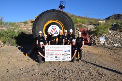 A winning team: Studierende der AG Mining Games.