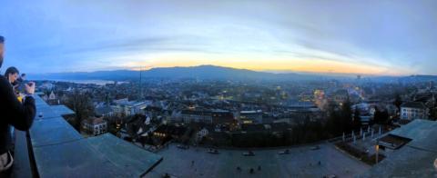 Ausblick über Zürich