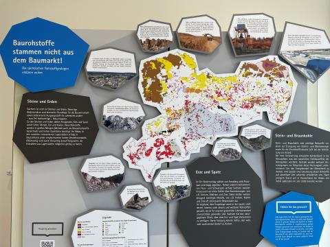Informationstafel in der Ausstellung