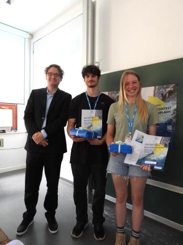 Designpreis für Maurice Lippert und Josefine Rehagel vom BSZ Meißen-Radebeul.