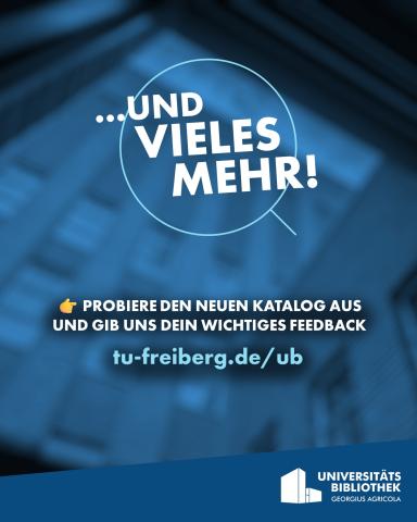 Probiere den neuen Katalog aus und gib uns Feedback!