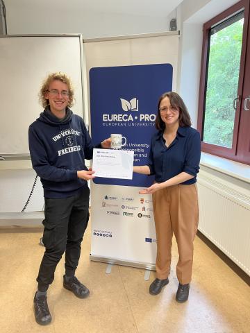 EURECA-PRO 20th YRC_Students' Choice Award: Dirk Kurt Hans