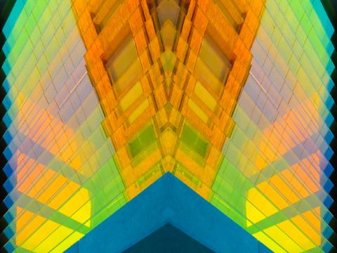 Symmetrisches Fotokunstwerk