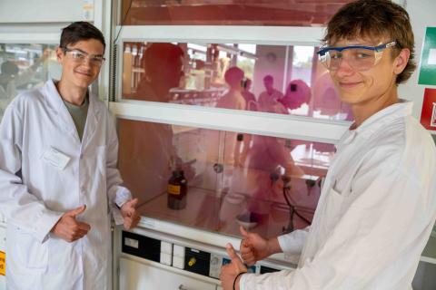Schüler im Praktikum