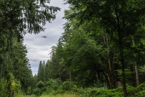 Noch bis zum 12. September 2026 führen die Partner im Rahmen des Forschungsprojekts DESMEX-MinD geophysikalische Messflüge im Erzgebirge und im Vogtland durch.