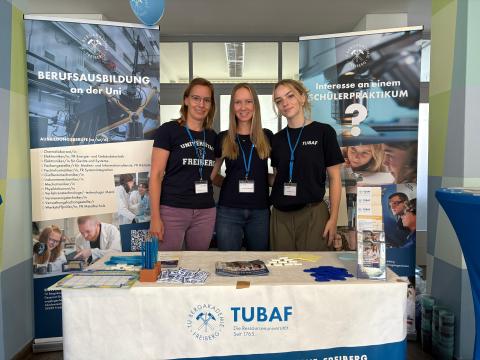 Messestand auf Ausbildungsmesse "Schule macht Betrieb"