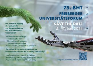 75. BHT Freiberger Universitätsforum - Save The Date