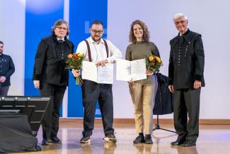 Verleihung des Friedrich-Wilhelm-von-Oppel-Preis des Vereins der Freunde und Förderer der TU Bergakademie Freiberg.