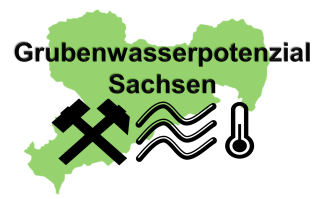 Logo zum Forschungsprojekt "Grubenwasserpotenzialstudie Sachsen"