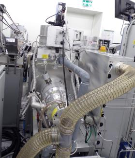 Anlage zur plasmaunterstützen chemischen Gasphasenabscheidung im Reinraumlabor, 