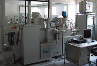 Plasma etching system in the clean room laboratory
