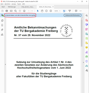 PDF Datei testen