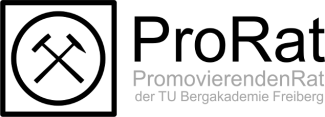 Das Logo des Promovierendenrates der TU Bergakademie Freiberg.