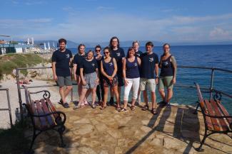Participants of the 2023 excursion during the training course to become a scientific diver