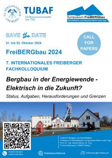 FreiBERGbau 2024 - SAVE THE DATE