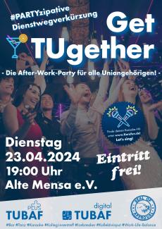 Poster Party Get TUgether 23.04.24