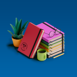 3D Bücher, Pflanze, Kaffee