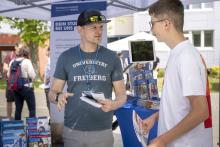 Studienberatung während des Campustags