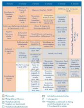 Abbildung des Studienablaufsplans wie im PDF