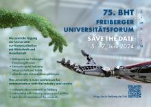 75. BHT Freiberger Universitätsforum - Save The Date