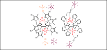 Tripodal pyrazoles as a complex with ammonium