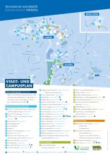 Campusplan der TUBAF