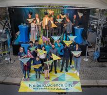 Freiberg.Science.City bei der Nacht der Wissenschaft und Wirtschaft