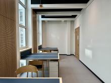 Carrel with workstations in the reading room