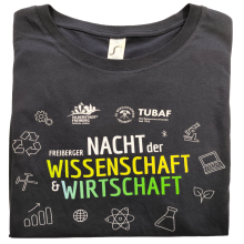 T-Shirt der Nacht der Wissenschaft in freiberg