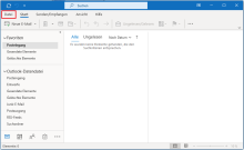 Öffnen Sie im Outlook-Startscreen "Datei"