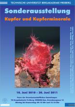 Plakat der Sonderausstellung "Kupfer- und Kupferminerale"