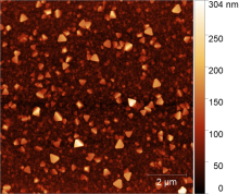 AFM-Aufnahme eines MOFs