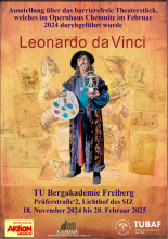 Poster Ausstellung Leonardo da Vinci