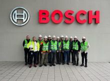 Gruppenfoto Halbleiterwerk Bosch Dresden