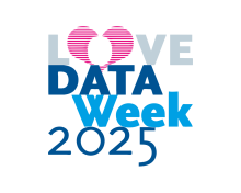 Wortbildmarke Love Data Week 2025