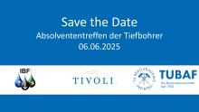 Save the Date - Absolvententreffen der Tiefbohrer am 06.06.2025