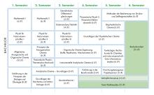 Studienablauf Angewandte Naturwissenschaft Bachelor
