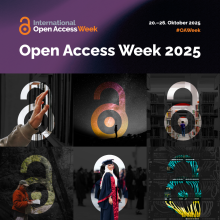 Wortbildmarke Open Access Woche 2025