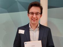 Der DAAD-Preis für internationale Studierende an der TUBAF geht 2025 an Lazaro García del Real Artero. 