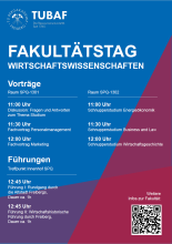 Programm Fakultätstag der Fakultät für Wirtschaftswissenschaften am 15.01.2026