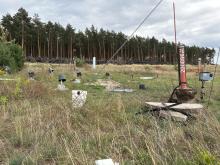 Messfeld Sedlitz - nach der Sprengverdichtung